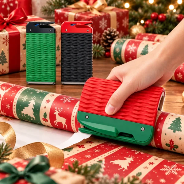 Festive Wrapping Cutter in Action