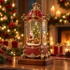 Ornate Victorian Christmas Snow Globe Lantern